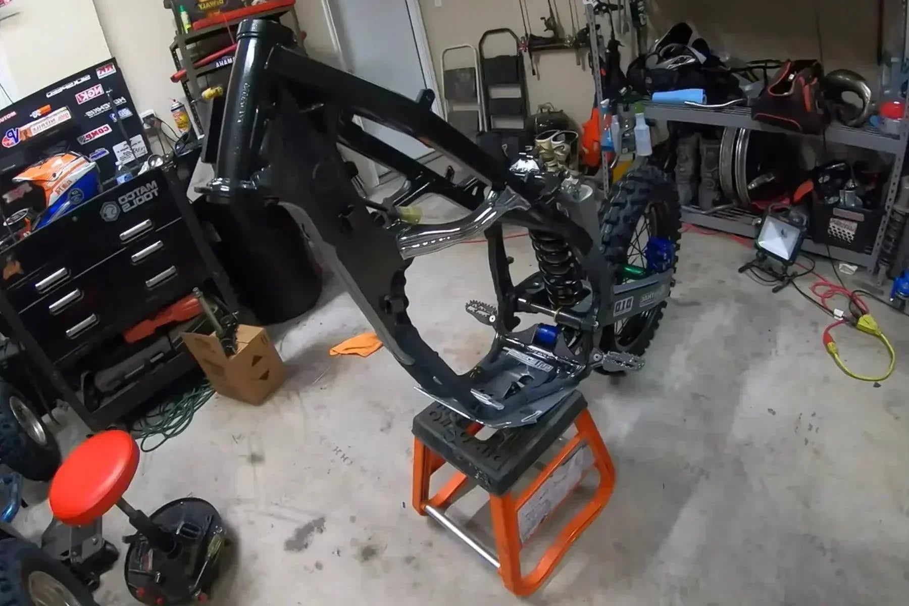 Motocross bike frame sale