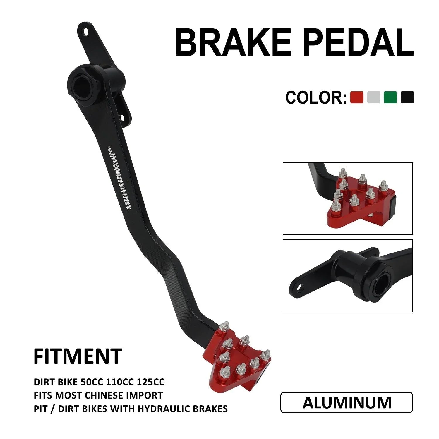 hydraulic brake pedal Aluminum Brake Pedal Lever Fit Dirt Bike