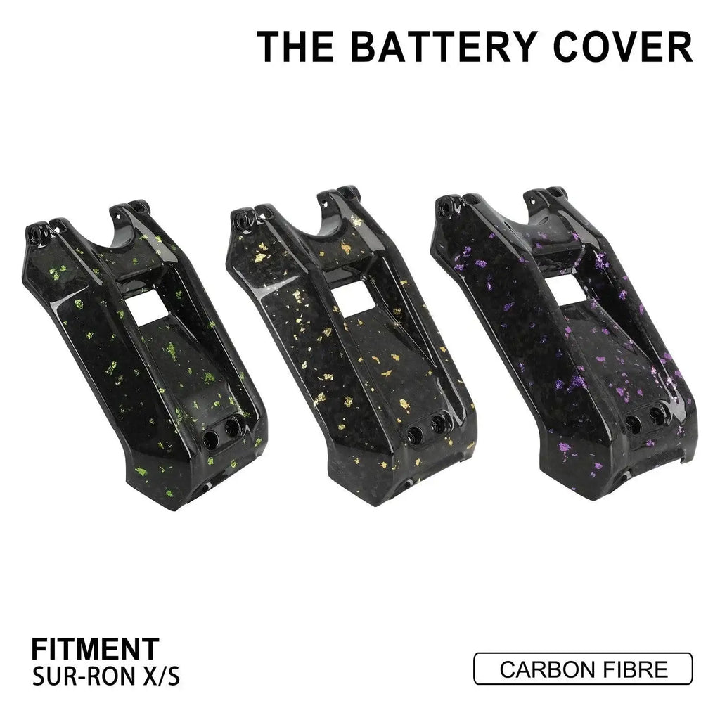 BIUGERCN Surron Battery Cover Battery Lock Cover Carbon Fiber Pattern for Sur Ron Light Bee X/S Electric Dirt Bike