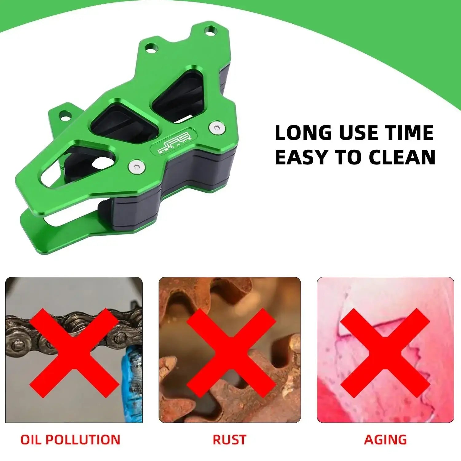 Aluminum Chain Guide for Kawasaki KX250 KX450 | JFG RACING