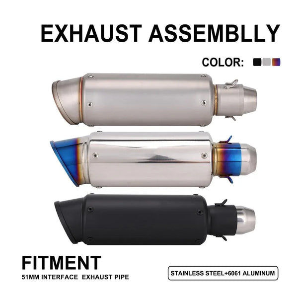 小物 Sound sports muffler Exhaust Muffler For Most ATV Quad Quenching - JFG RACING