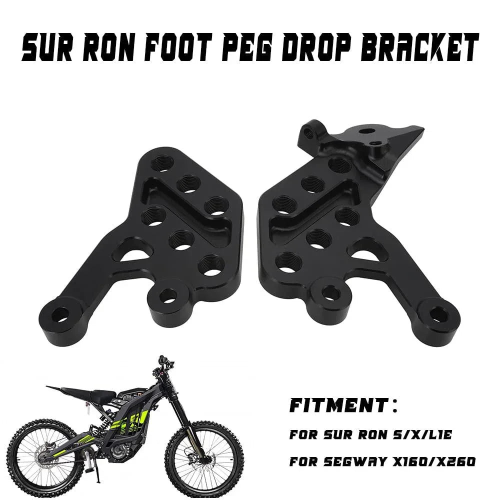 Staffa Rinforzata Per Pedane Moto In Alluminio 7075 Per Sur Ron Light Bee X/S - Leva Di Rinforzo Per Pioli, Facile Installazione