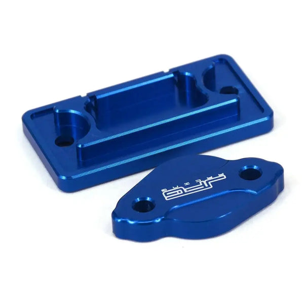 Tappo Copri Serbatoio Freno Anteriore/posteriore Per Yamaha YZ450F (08-22) — Nero Alluminio